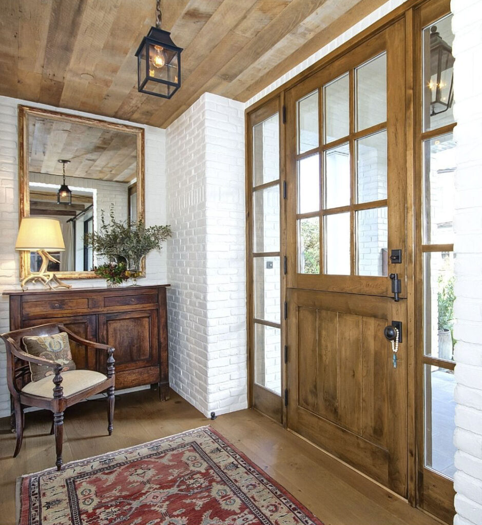 foyer and dutch door